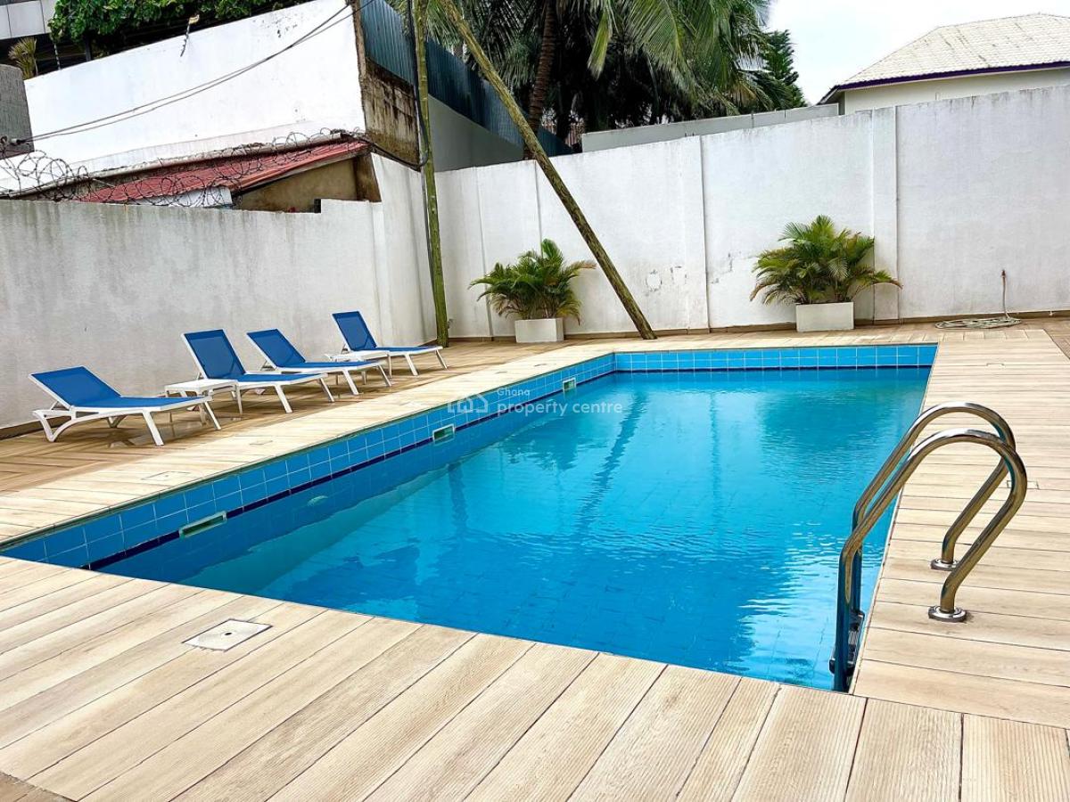Furnished 3 Bedroom Apartment with Staff Quarters, Pool and Gym, Airport Residential Area, Accra, Apartment for Rent