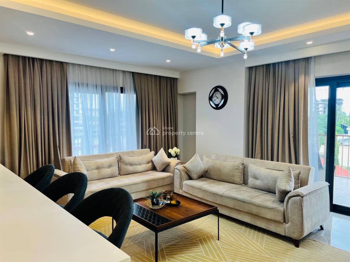 Furnished 2 Bedroom Apartment with Swimming Pool and Gym, Airport Residential Area, Accra, Apartment for Rent