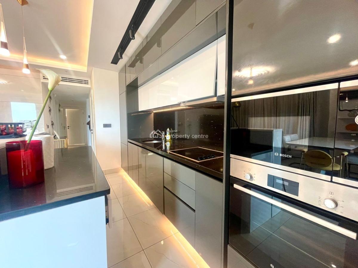 Furnished 2 Bedroom Apartment with Swimming Pool Gym and Rooftop Loung, Airport Residential Area, Accra, Apartment for Rent