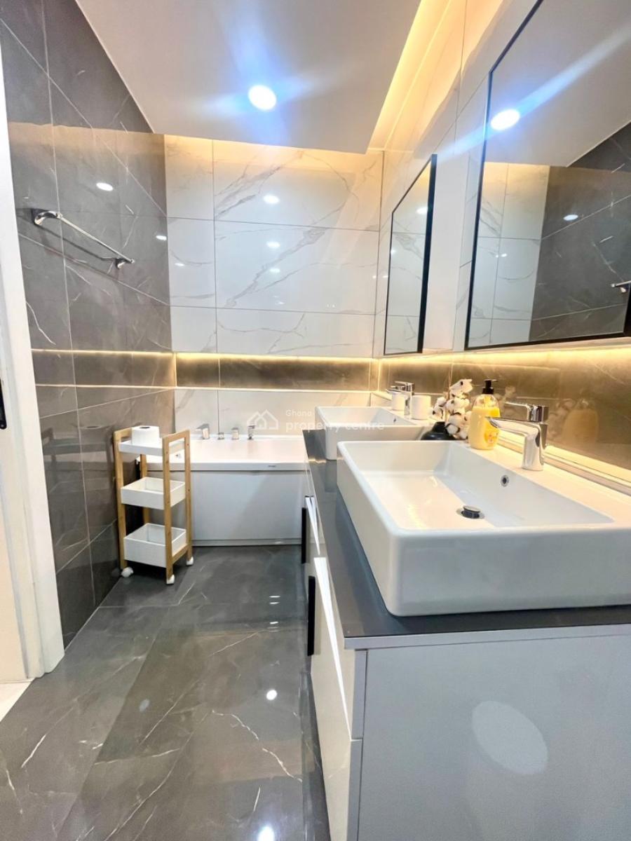 Furnished 2 Bedroom Apartment with Swimming Pool Gym and Rooftop Loung, Airport Residential Area, Accra, Apartment for Rent