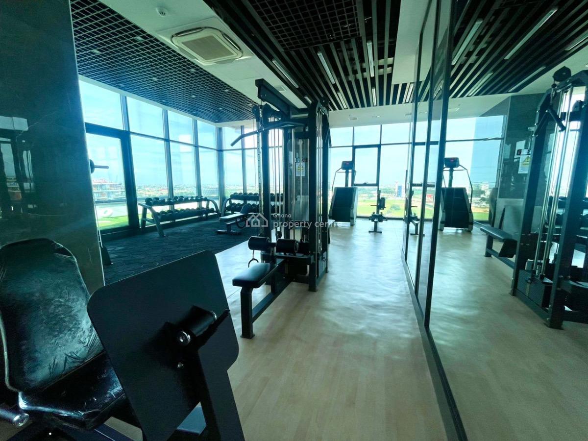 Furnished 2 Bedroom Apartment with Swimming Pool Gym and Rooftop Loung, Airport Residential Area, Accra, Apartment for Rent