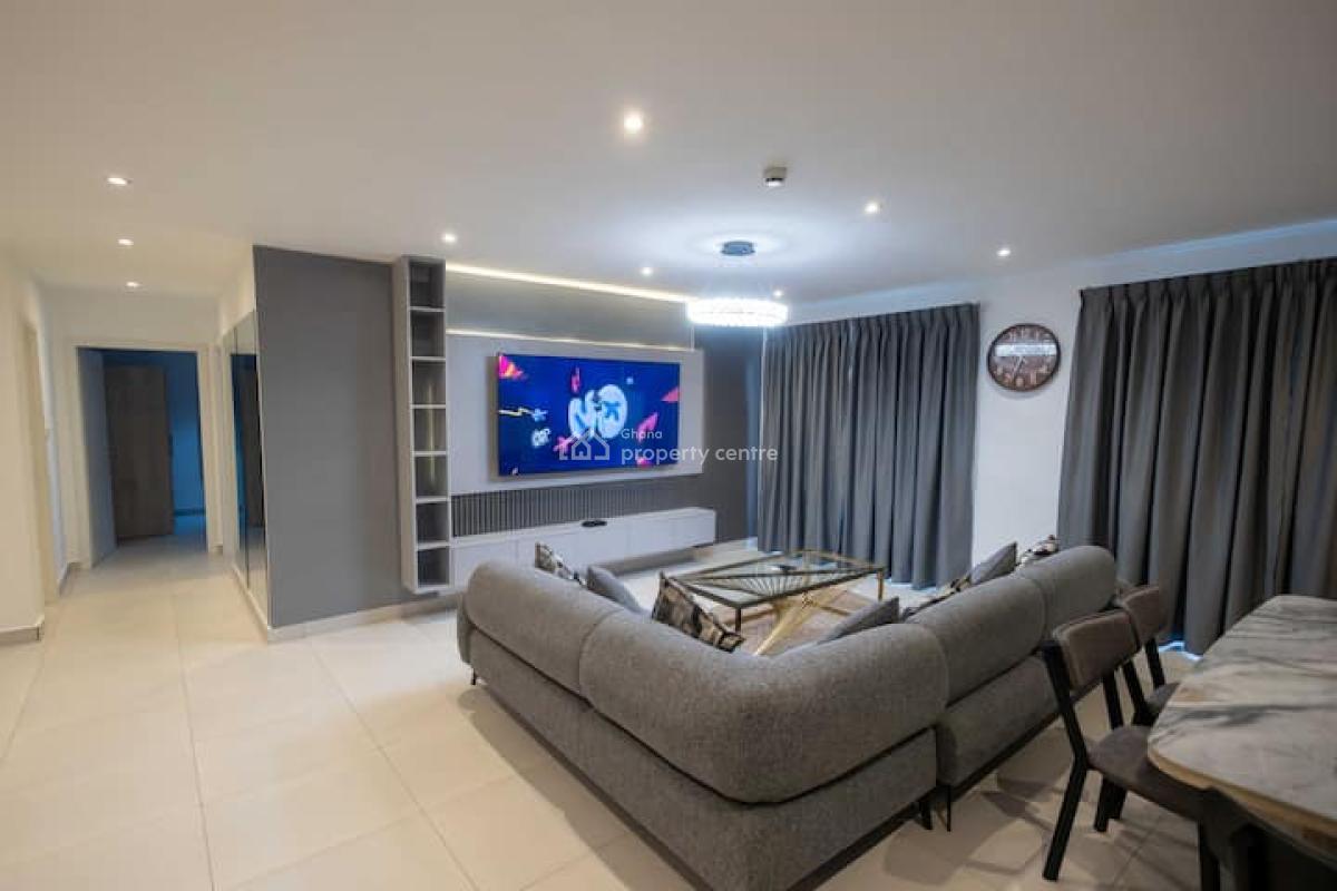 Furnished 3 Bedroom Apartment with Swimming Pool and Gym, Airport Residential Area, Accra, Apartment for Rent