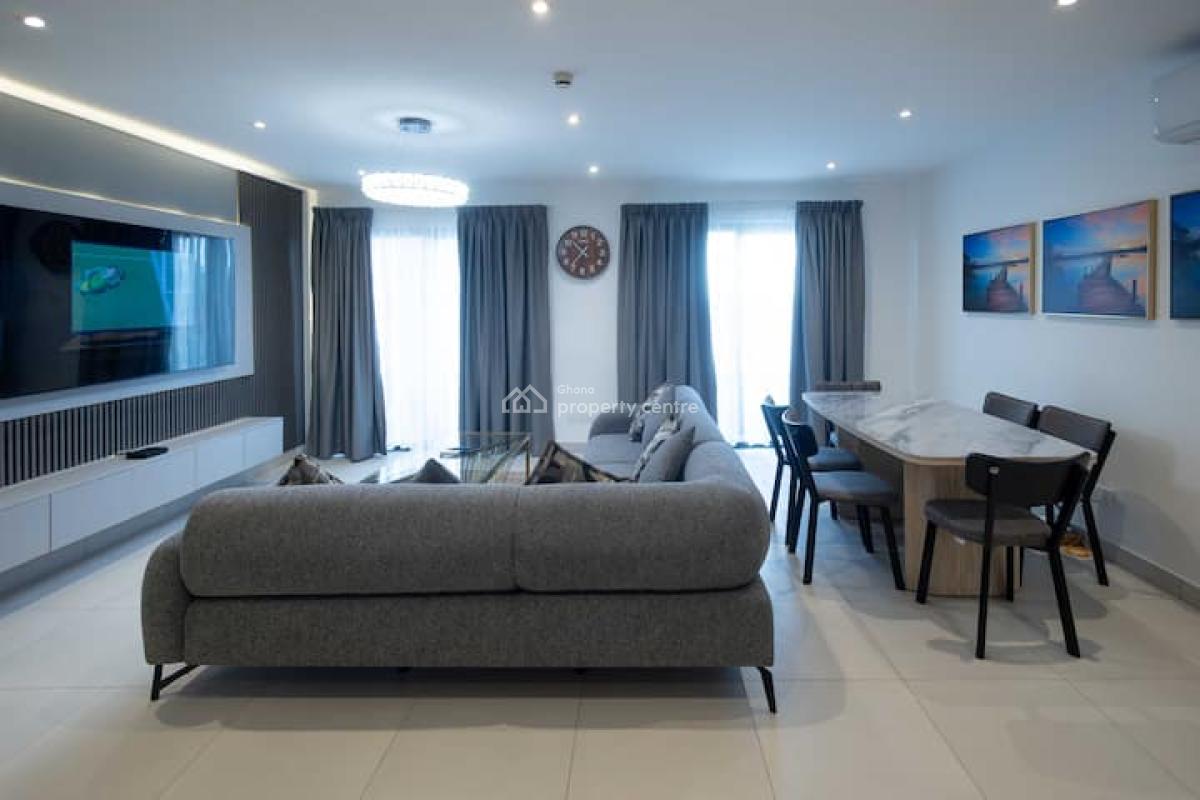 Furnished 3 Bedroom Apartment with Swimming Pool and Gym, Airport Residential Area, Accra, Apartment for Rent