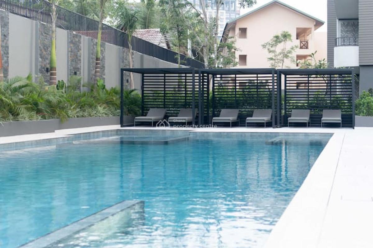 Furnished 3 Bedroom Apartment with Swimming Pool and Gym, Airport Residential Area, Accra, Apartment for Rent