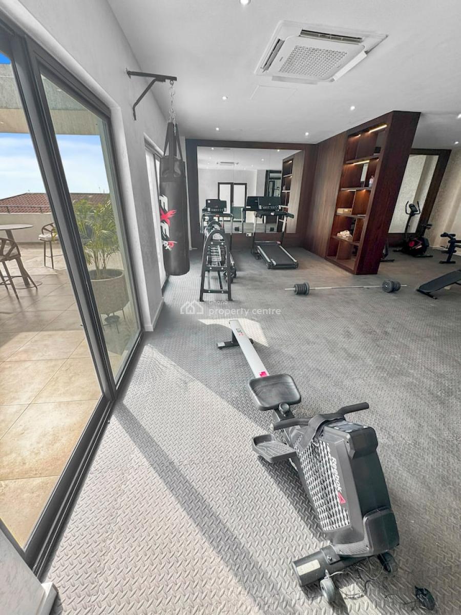 Furnished 2 Bedroom Loft with Swimming Pool and Gym, Airport Residential Area, Accra, Apartment for Rent