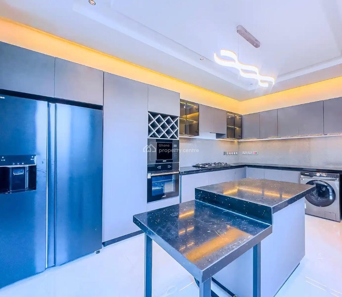 4 Bedroom House with Swimming Pool and Rooftop Terrace, Mahama Road, East Airport, Airport Residential Area, Accra, Detached Duplex for Sale