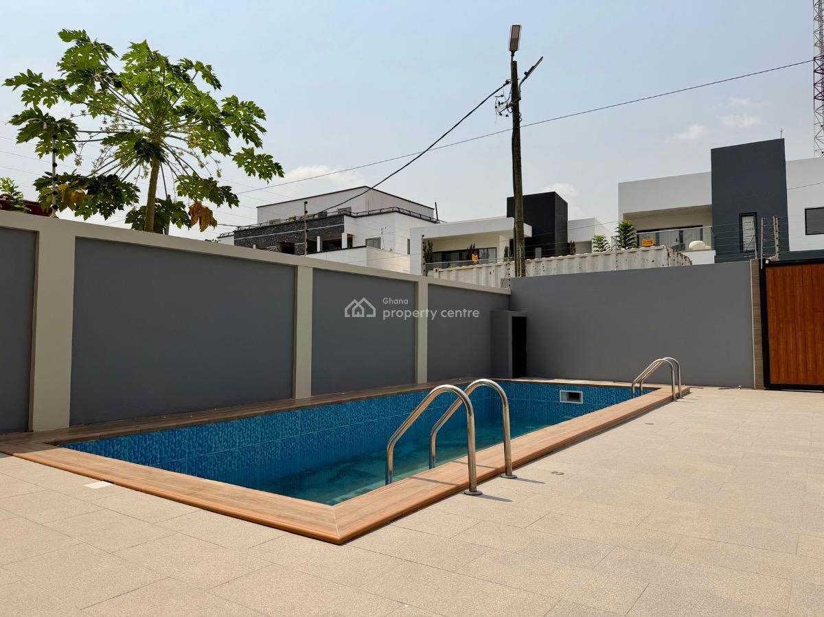 4 Bedroom House with Swimming Pool and Rooftop Terrace, Mahama Road, East Airport, Airport Residential Area, Accra, Detached Duplex for Sale