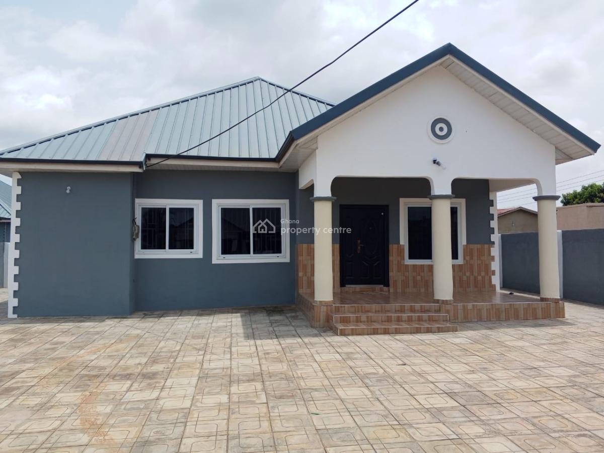 3 Master Brm House (move in Property) at Kasoa, Dr Jesus, Kasoa, Awutu-senya East, Central Region, Detached Bungalow for Sale
