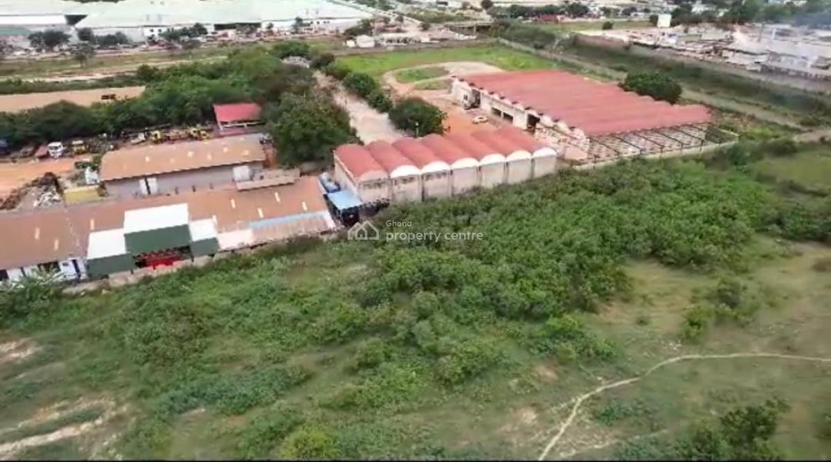 Warehouse on 4.1 Acres with 10 Rooms Offices, Industrial Area, Tema, Accra, Warehouse for Sale