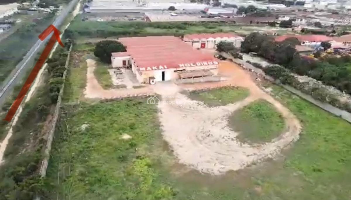 Warehouse on 4.1 Acres with 10 Rooms Offices, Industrial Area, Tema, Accra, Warehouse for Sale