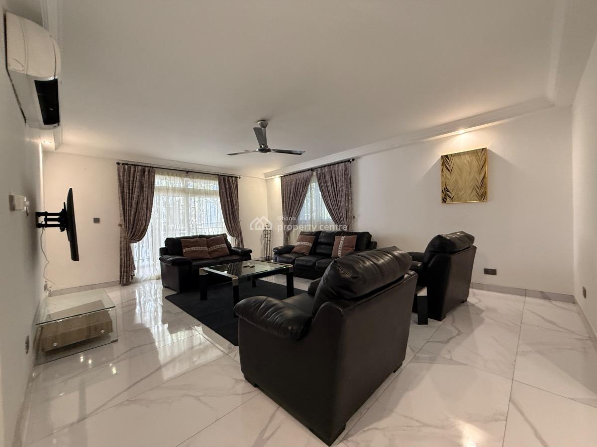 Furnished 3 Bedroom Apartment with Swimming Pool, Airport Residential Area, Accra, Apartment for Rent