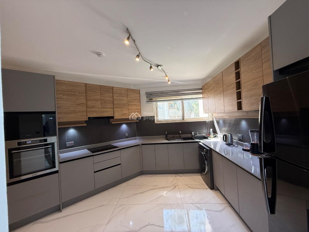 Furnished 3 Bedroom Apartment with Swimming Pool, Airport Residential Area, Accra, Apartment for Rent