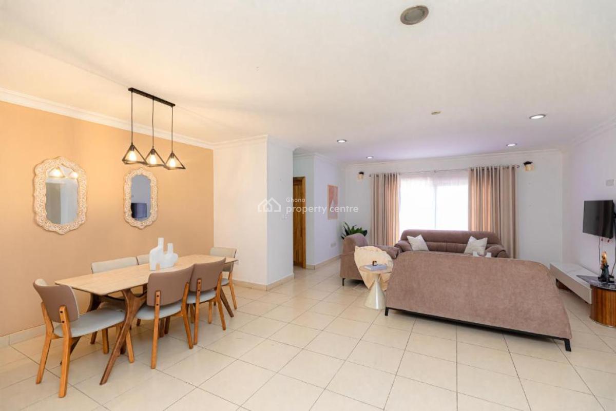 Furnished 3 Bedroom Apartment with Swimming Pool, Airport Residential Area, Accra, Apartment for Rent