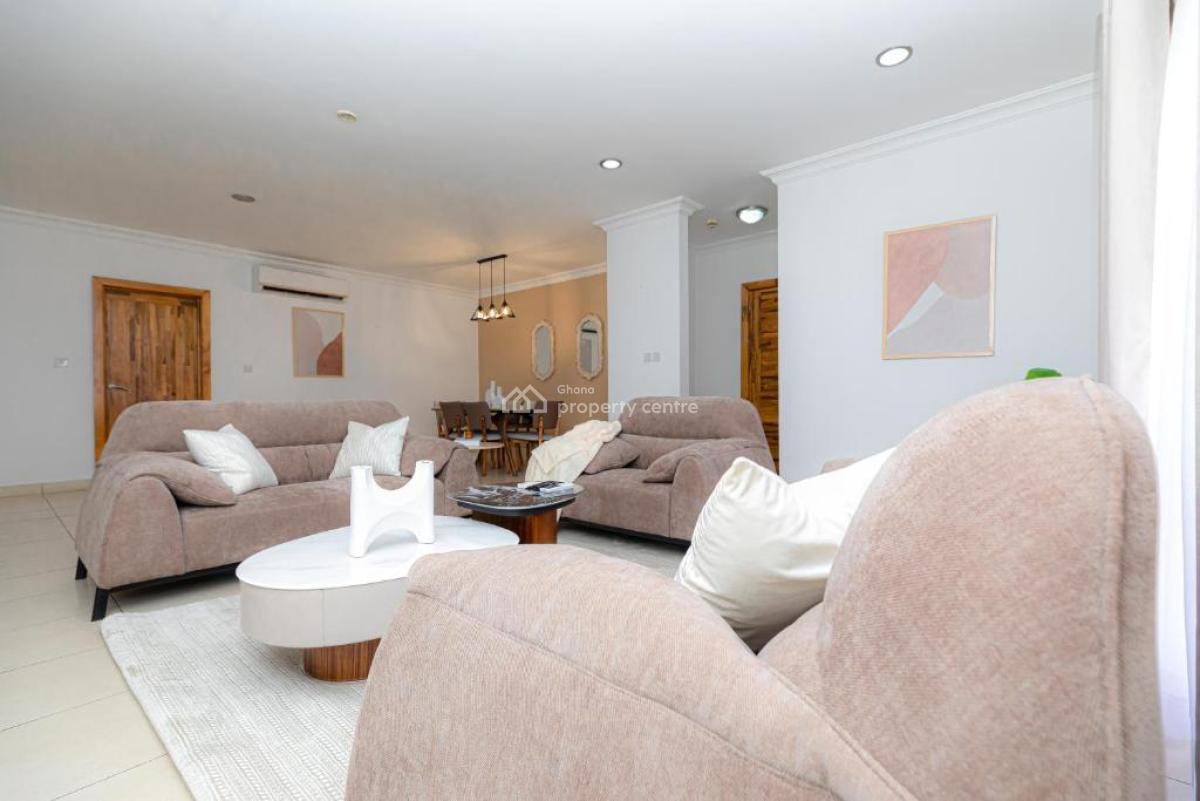 Furnished 3 Bedroom Apartment with Swimming Pool, Airport Residential Area, Accra, Apartment for Rent