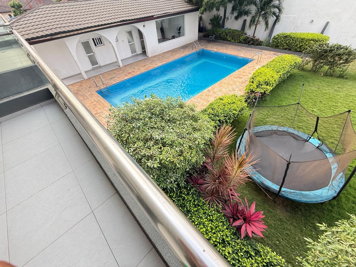Furnished 3 Bedroom Apartment with Staff Quarters & Swimming Pool, Airport Residential Area, Accra, Apartment for Rent