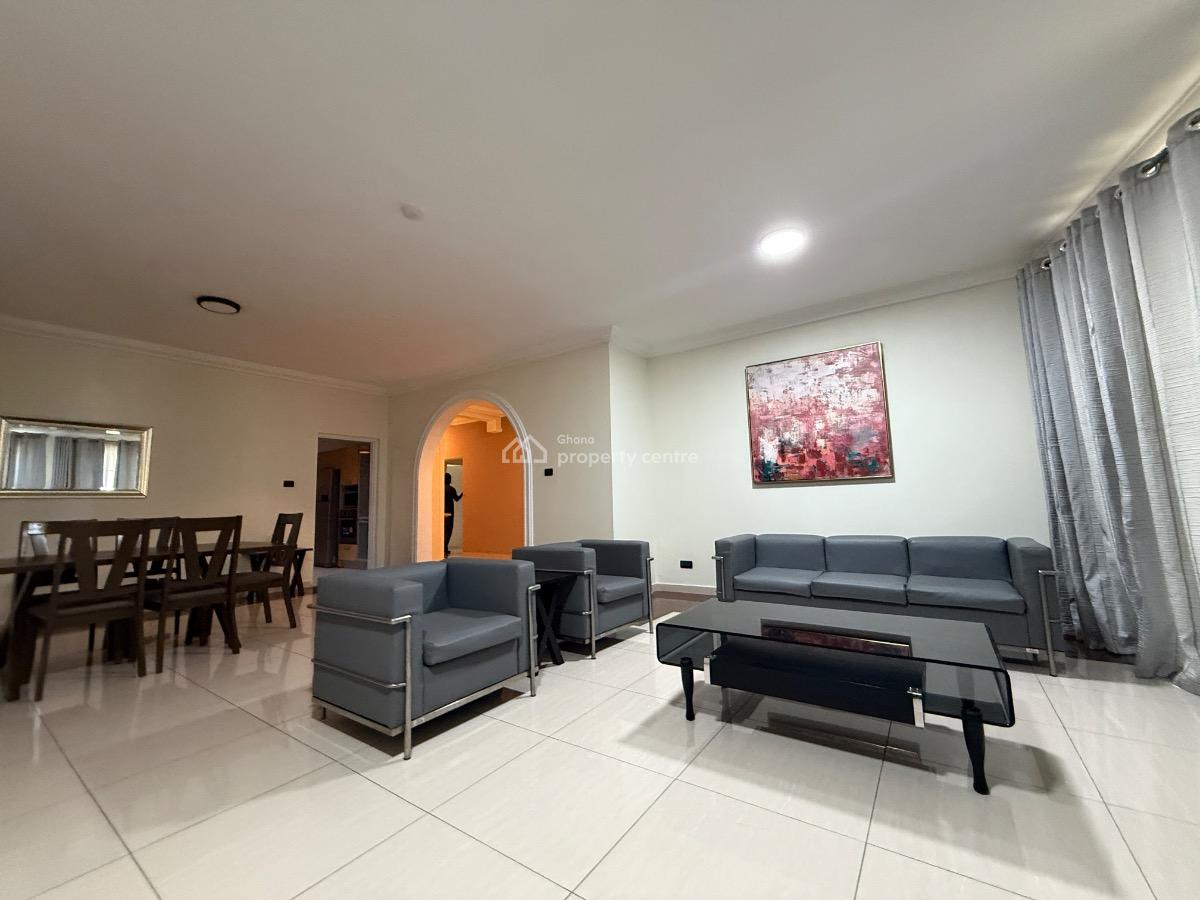 Furnished 3 Bedroom Apartment with Swimming Pool, Airport Residential Area, Accra, Apartment for Rent