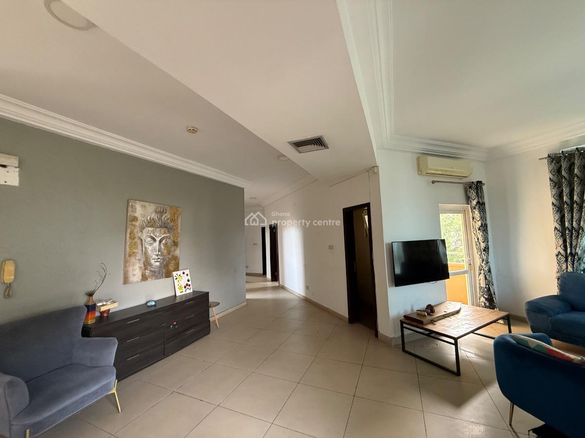 Furnished 3 Bedroom Apartment with Swimming Pool, Airport Residential Area, Accra, Apartment for Rent