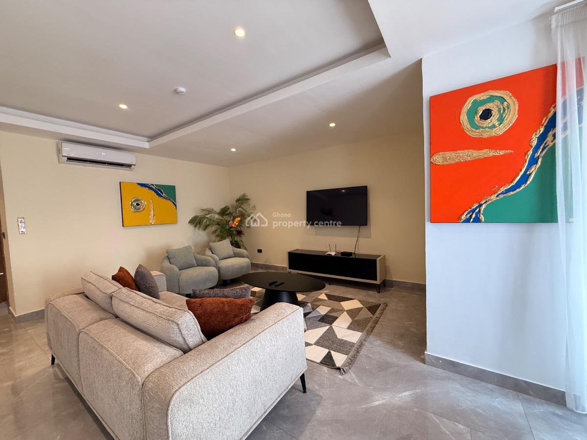 Comfortable Scenic View One Bedroom Apartment, Lagos Avenue, East Legon, Accra, Apartment for Rent