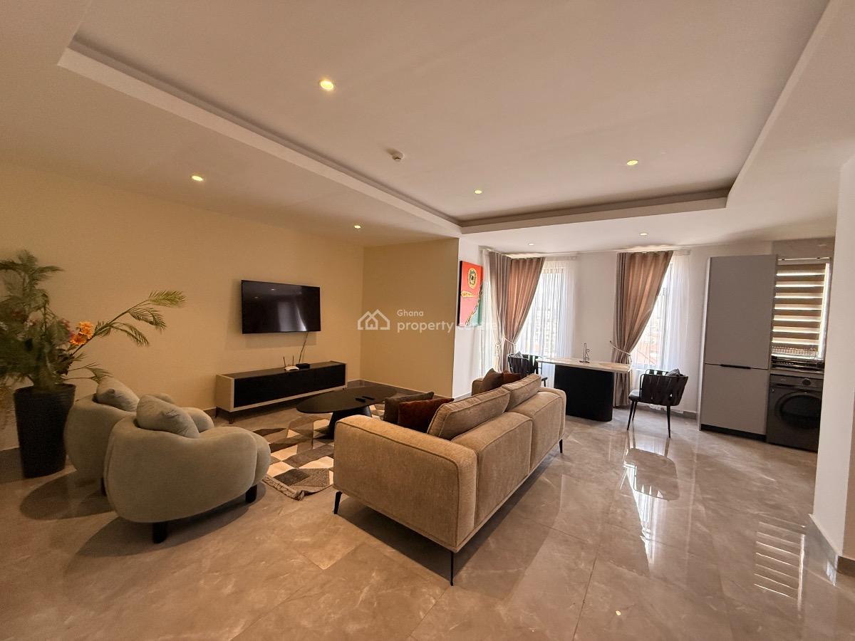 Comfortable Scenic View One Bedroom Apartment, Lagos Avenue, East Legon, Accra, Apartment for Rent