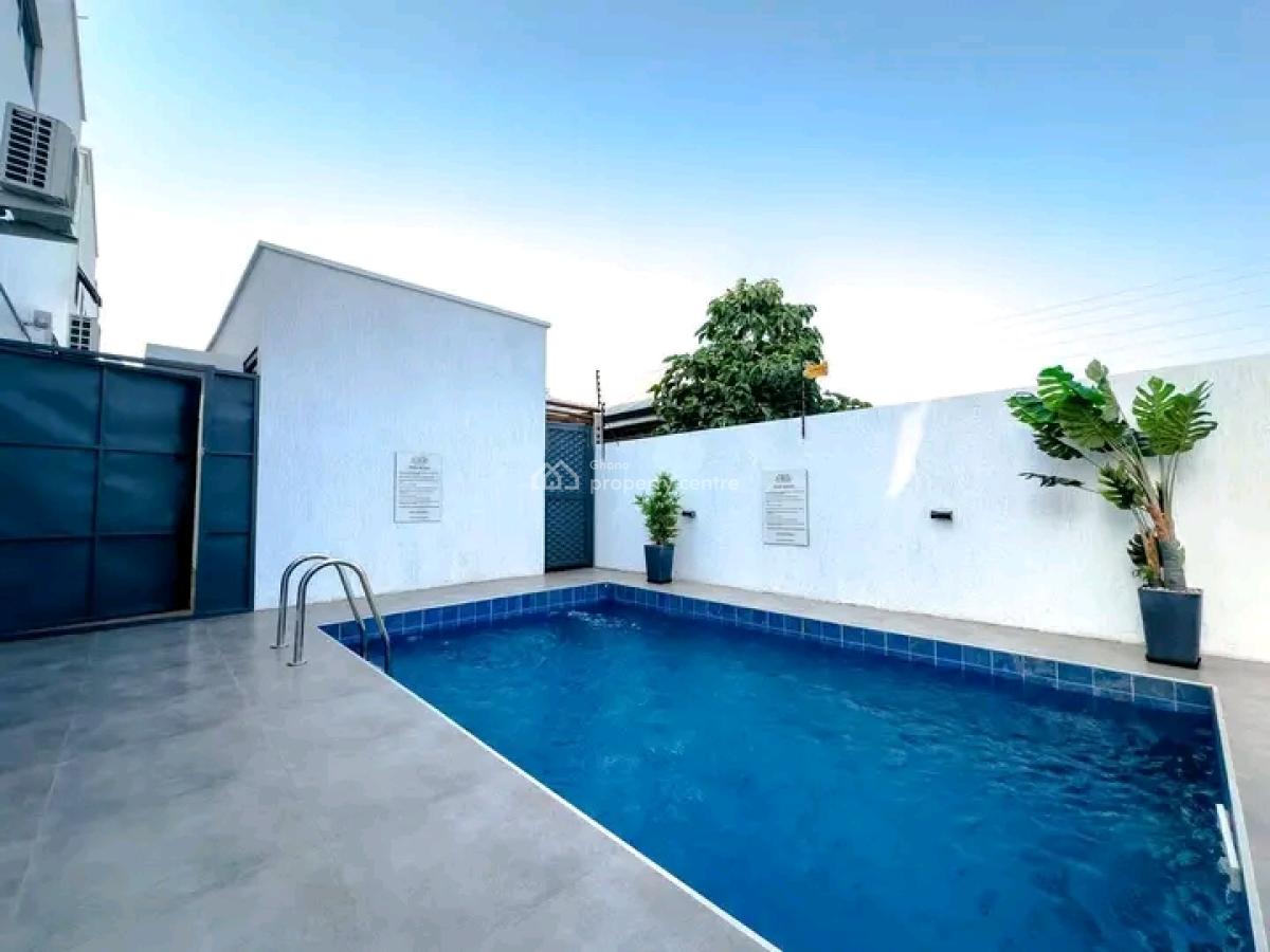 Executive 3-bedroom Townhouse Fully Furnished @ East Airport, East Airport, Airport Residential Area, Accra, Townhouse for Rent