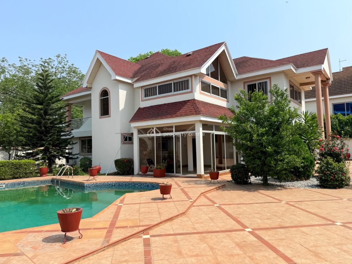 4 Bedrooms with 1 Study and Swimming Pool, 2nd Ringway, Roman Ridge, Accra, Detached Duplex for Rent