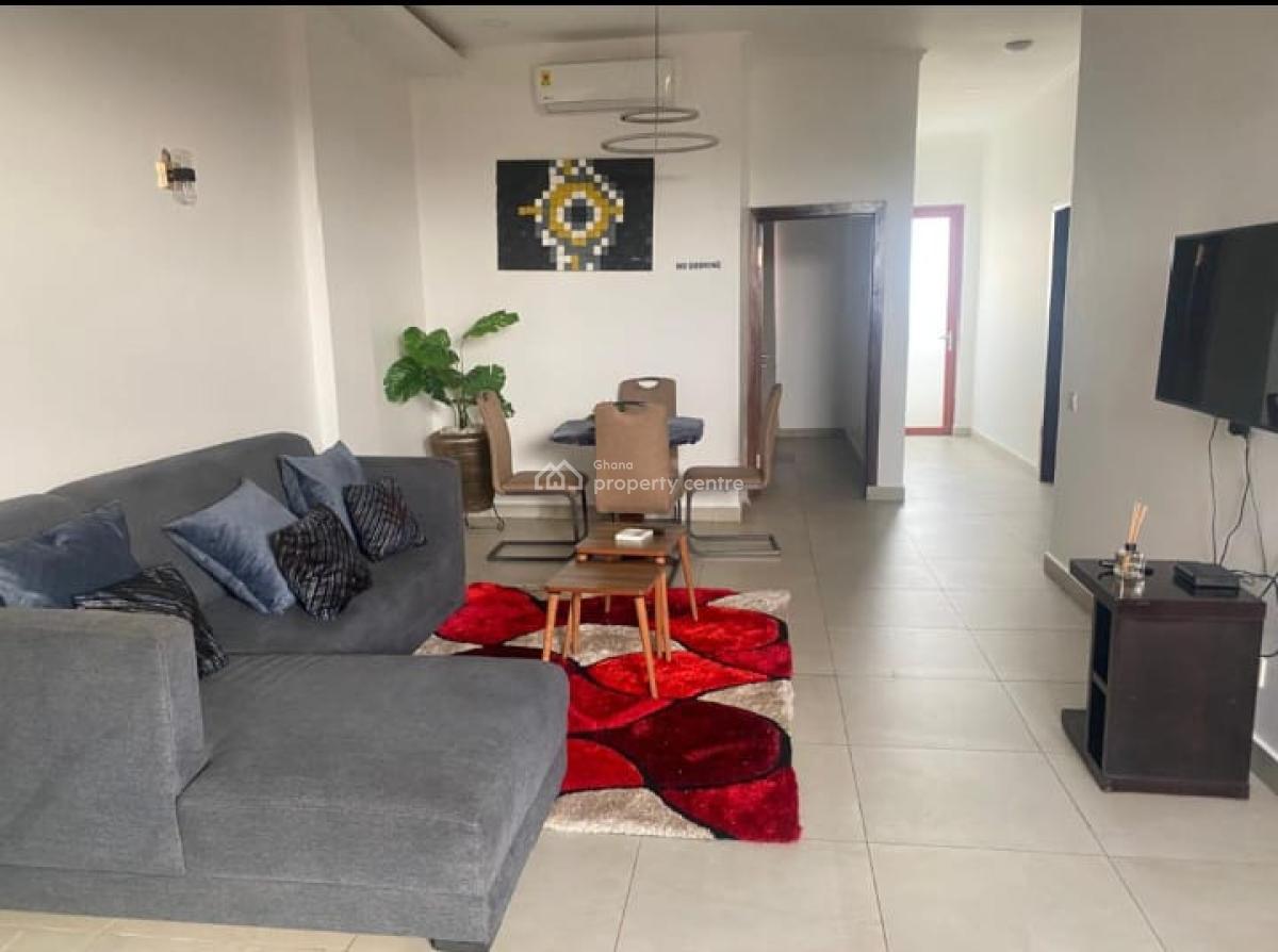 Fully Furnished Two Bedroom Apartment, Close to Palace Mall and Melcom, East Airport, Airport Residential Area, Accra, Apartment for Rent