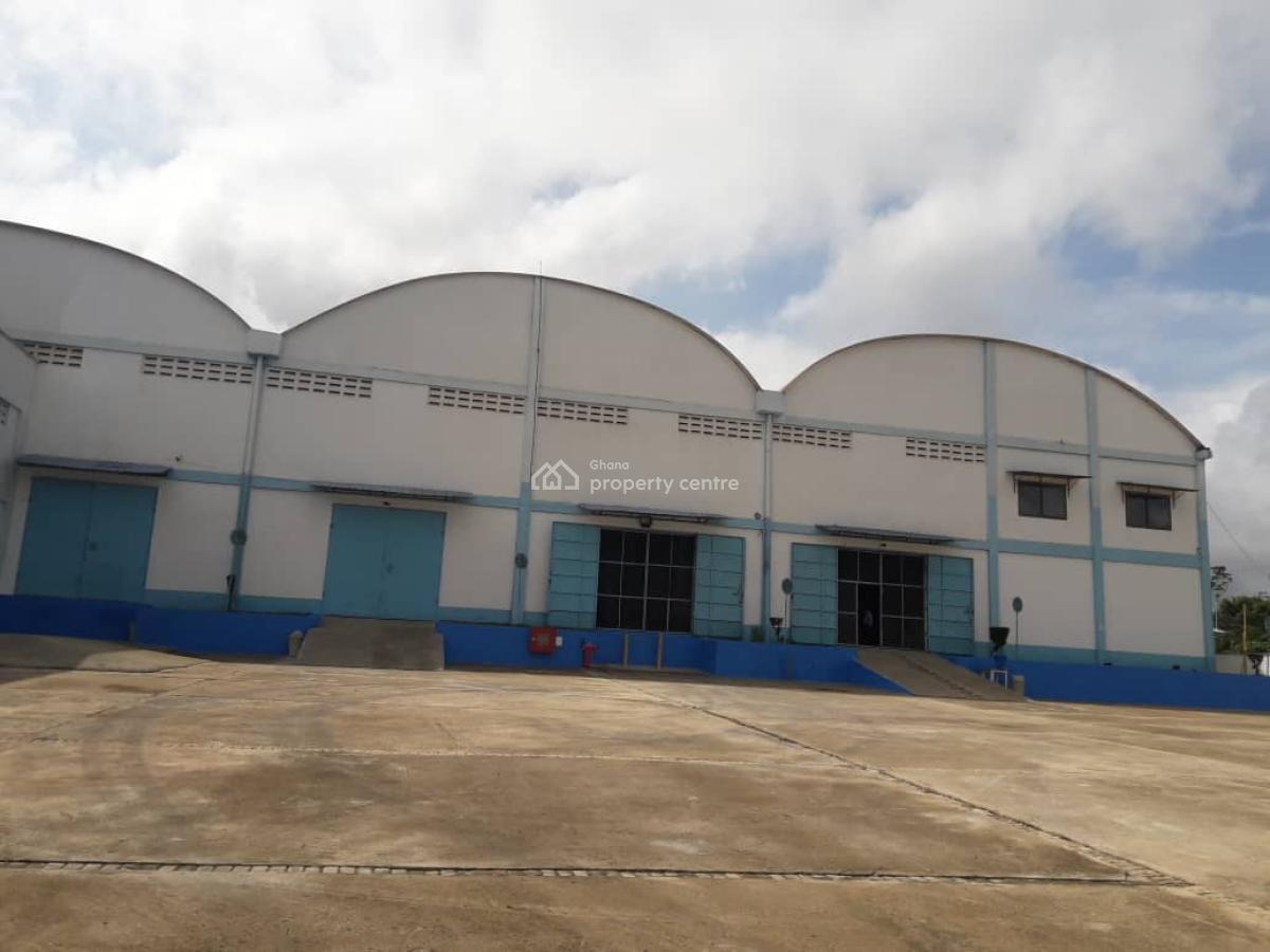 Walled and Gated Warehouse on 5 Acres Land., Tema Free Zones Enclaves, Tema, Accra, Warehouse for Sale