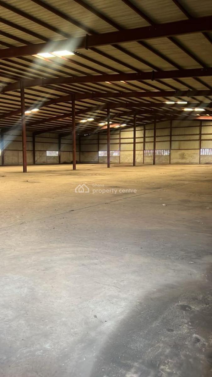 Walled and Gated Warehouse on 5 Acres Land., Tema Free Zones Enclaves, Tema, Accra, Warehouse for Sale