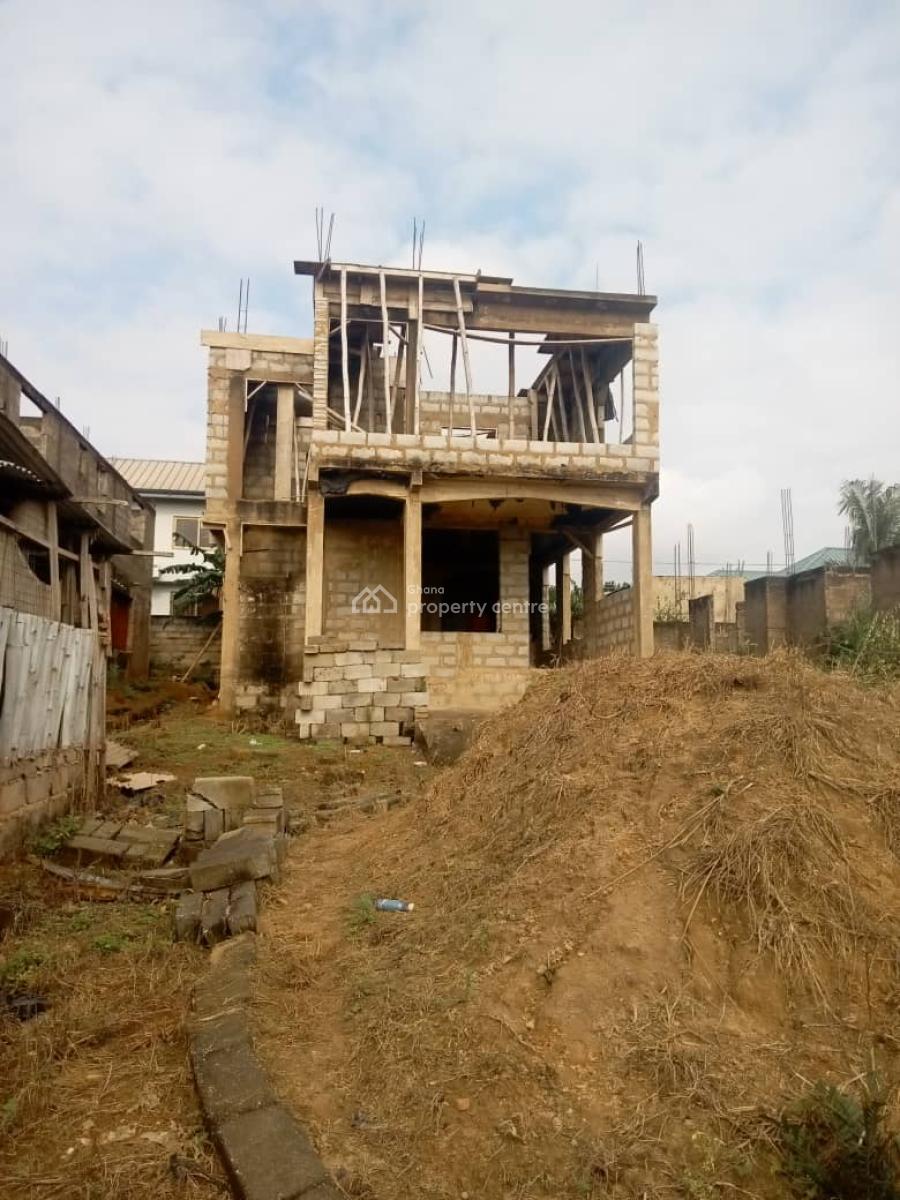 Unroofed 4 Master Bedrooms Storey House, John Teye, Ofankor, Accra, Detached Duplex for Sale