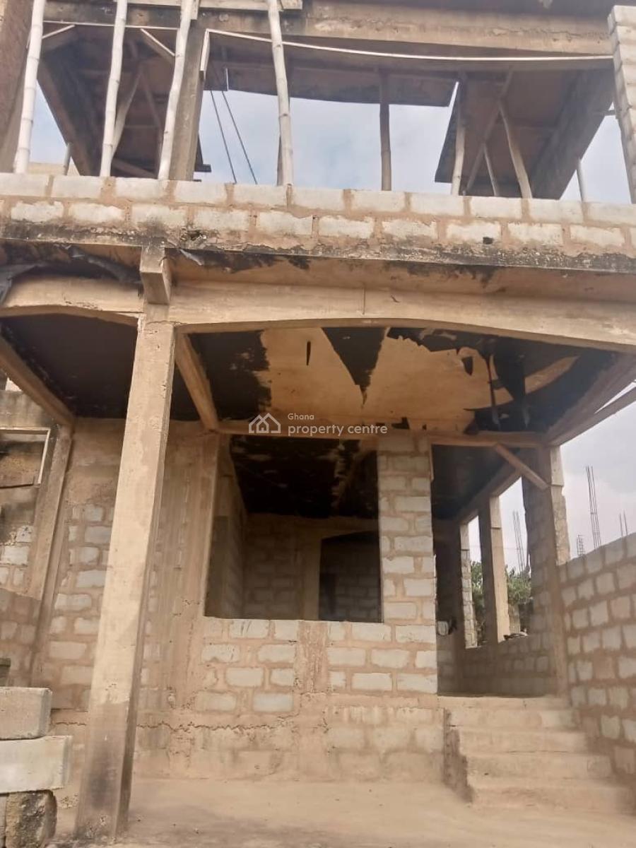 Unroofed 4 Master Bedrooms Storey House, John Teye, Ofankor, Accra, Detached Duplex for Sale
