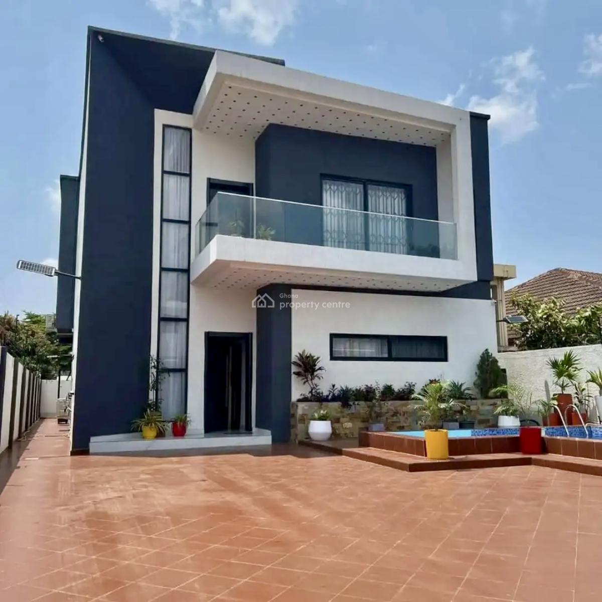 Furnished 4 Bedroom with Swimming Pool, East Legon, Accra, Detached Duplex for Rent