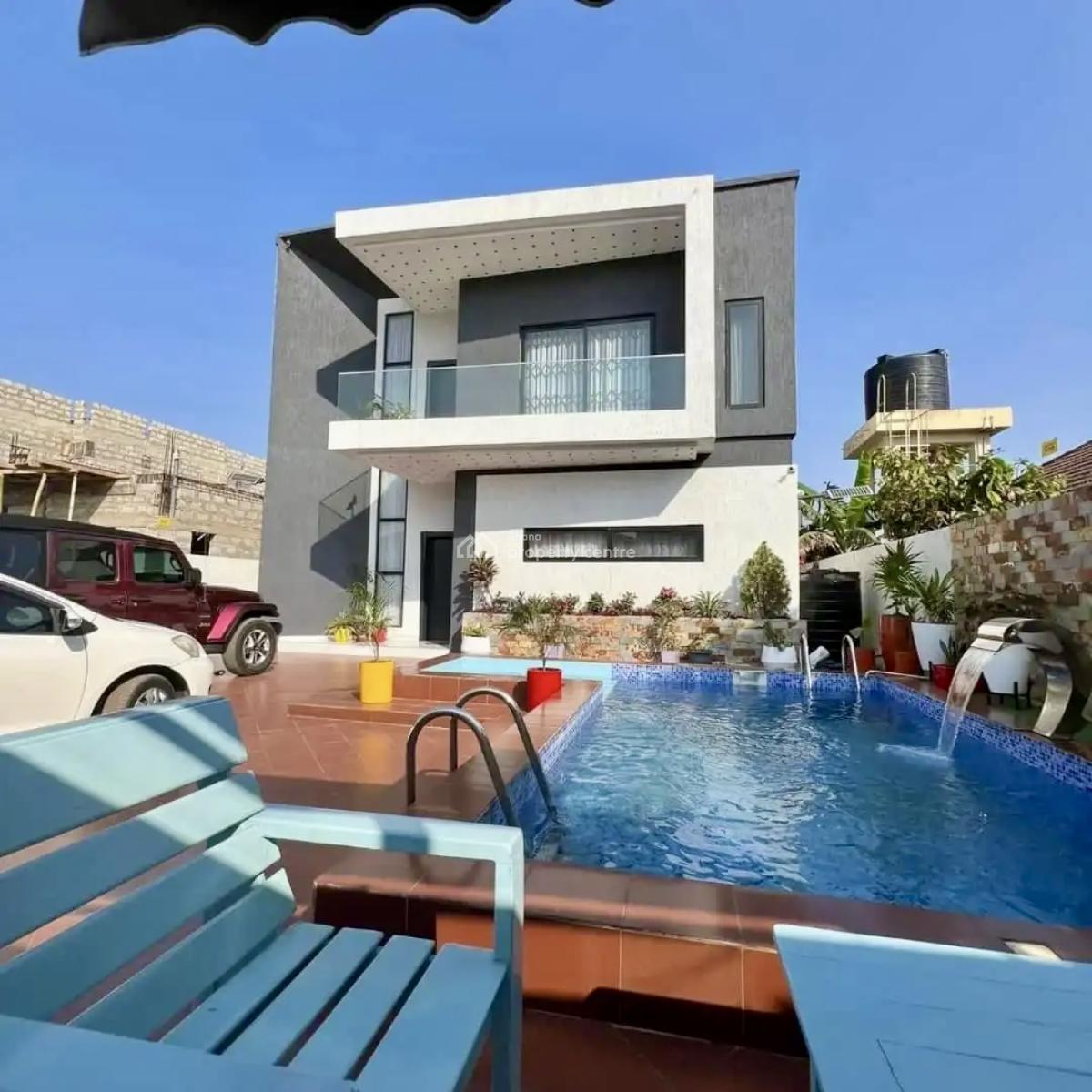 Furnished 4 Bedroom with Swimming Pool, East Legon, Accra, Detached Duplex for Rent