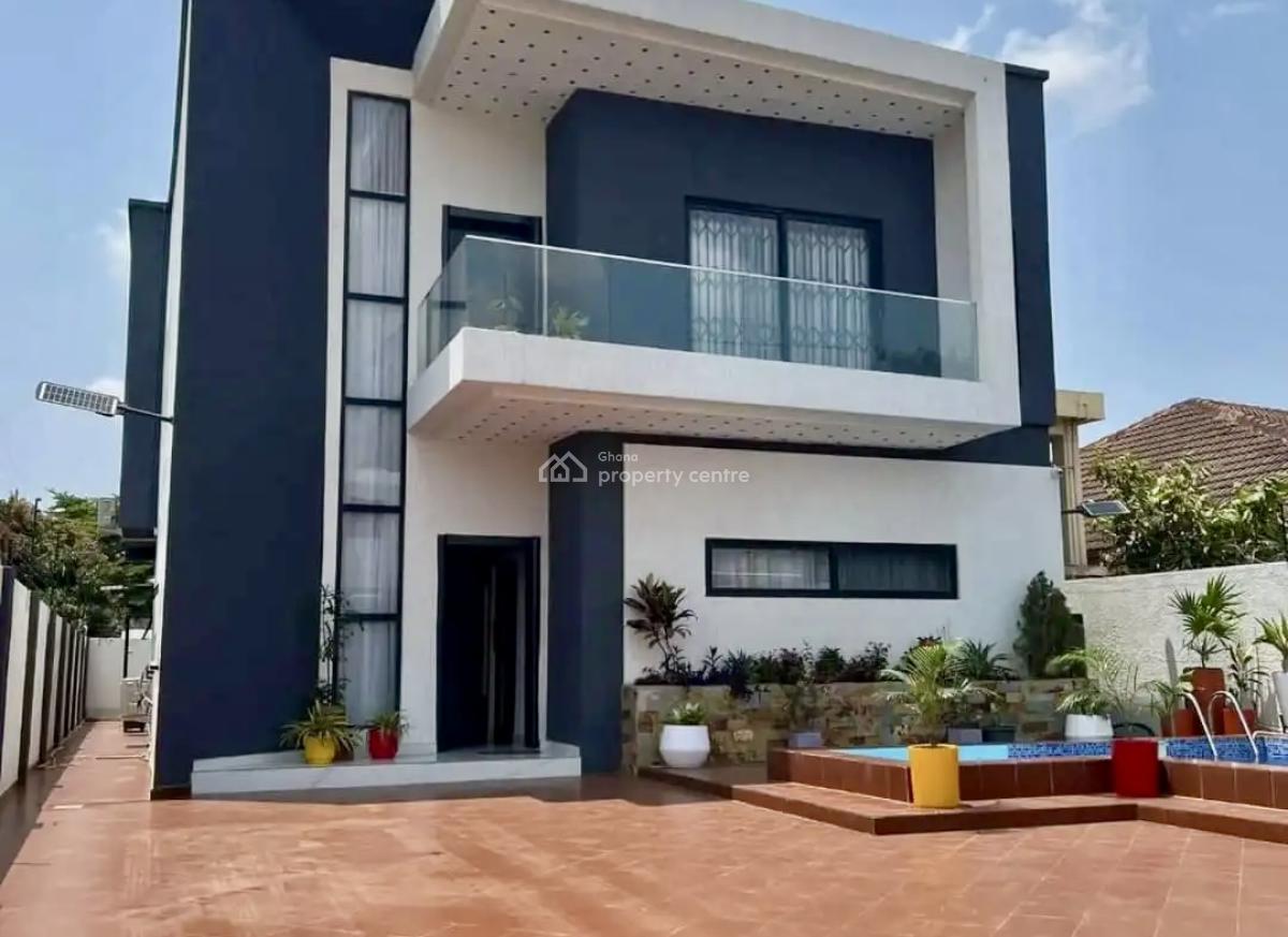 Furnished 4 Bedroom with Swimming Pool, East Legon, Accra, Detached Duplex for Rent