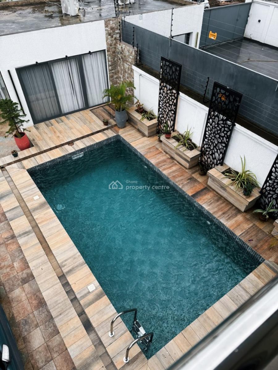 Furnished 4 Bedroom Duplex with Swimming Pool, East Legon, Accra, Detached Duplex for Rent