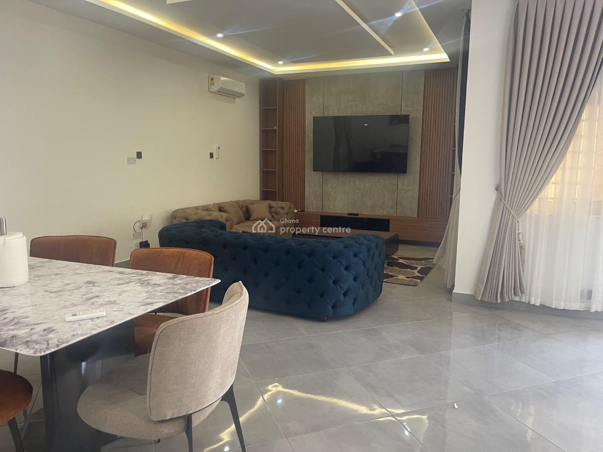 Elegant Fully Furnished 4-bedrooms Townhouse @ East Airport, Around Palace Mall, East Airport, Airport Residential Area, Accra, Townhouse for Rent