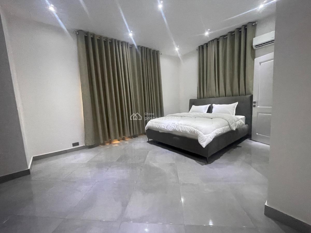 Elegant Fully Furnished 4-bedrooms Townhouse @ East Airport, Around Palace Mall, East Airport, Airport Residential Area, Accra, Townhouse for Rent