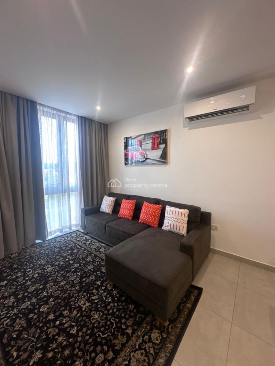 Furnished 1 Bedroom Apartment with Guest Bedroom and Swimming Pool, Roman Ridge, Airport Residential Area, Accra, House for Rent