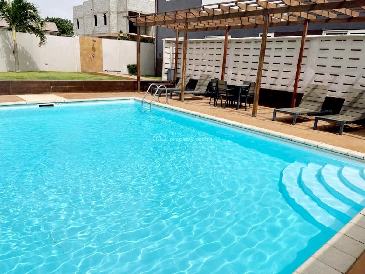 Furnished 2 Bedroom Apartment with Swimming Pool, East Legon, Accra, Apartment for Rent