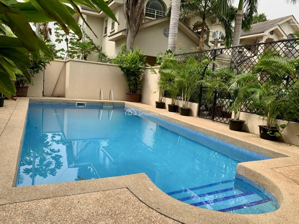 4 Bedroom Duplex in a Gated Community with Swimming Pool, Cantonments, Accra, Semi-detached Duplex for Sale