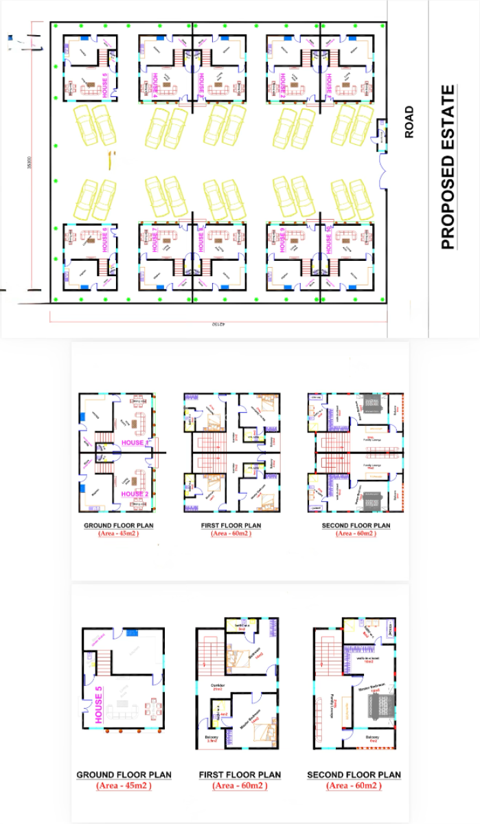 3 Bedroom Townhouse in a Gated Community, Adjiringanor, East Legon, Accra, Townhouse for Sale