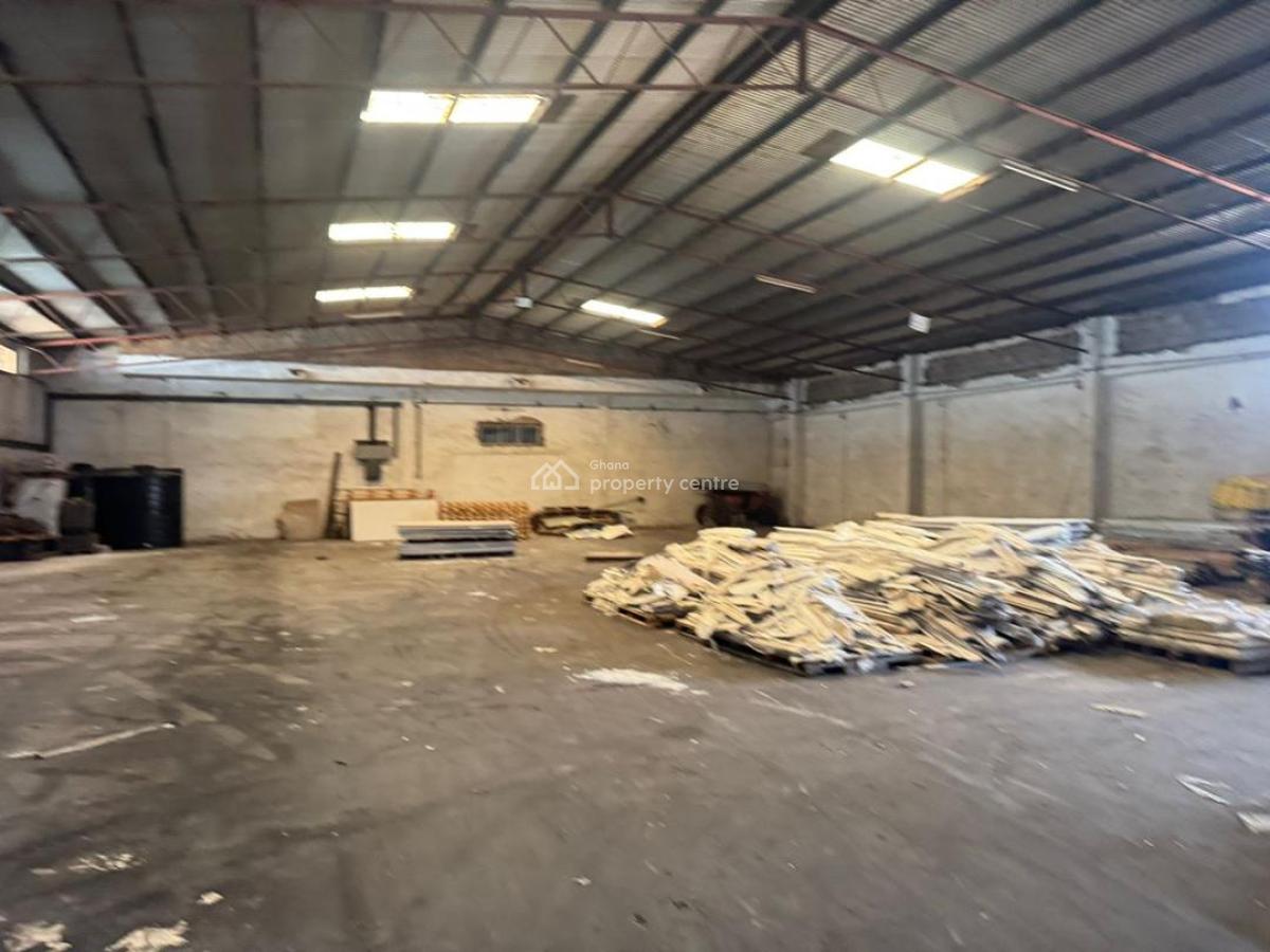 1100 Square Meter Warehouse, North Industrial Area, North Kaneshie, Accra, Commercial Property for Rent