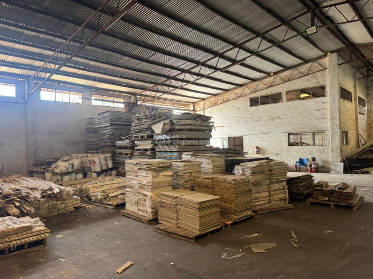 1100 Square Meter Warehouse, North Industrial Area, North Kaneshie, Accra, Commercial Property for Rent