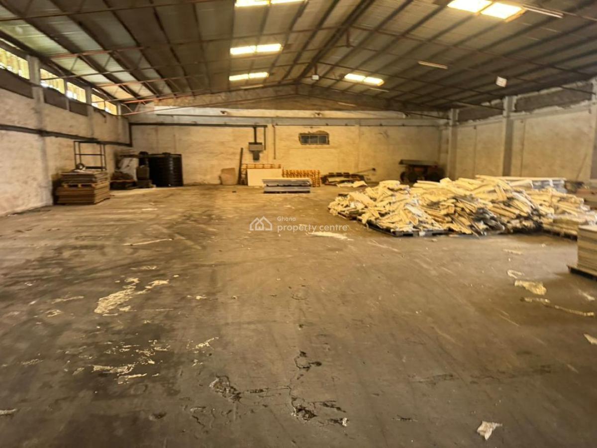1100 Square Meter Warehouse, North Industrial Area, North Kaneshie, Accra, Commercial Property for Rent