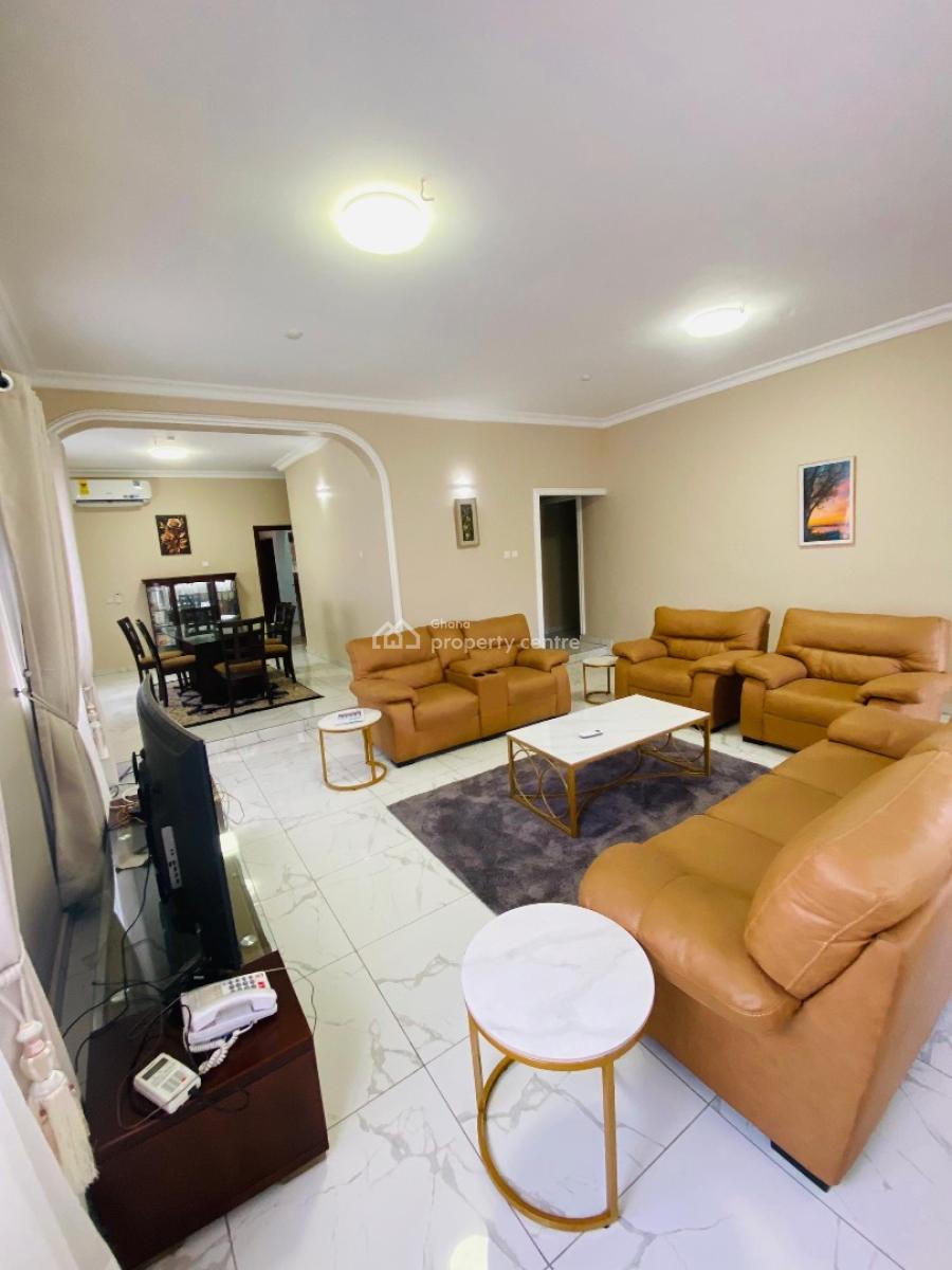 4 Furnished at Airport Residential Area, Around Dstv, Airport Residential Area, Accra, Detached Duplex for Rent