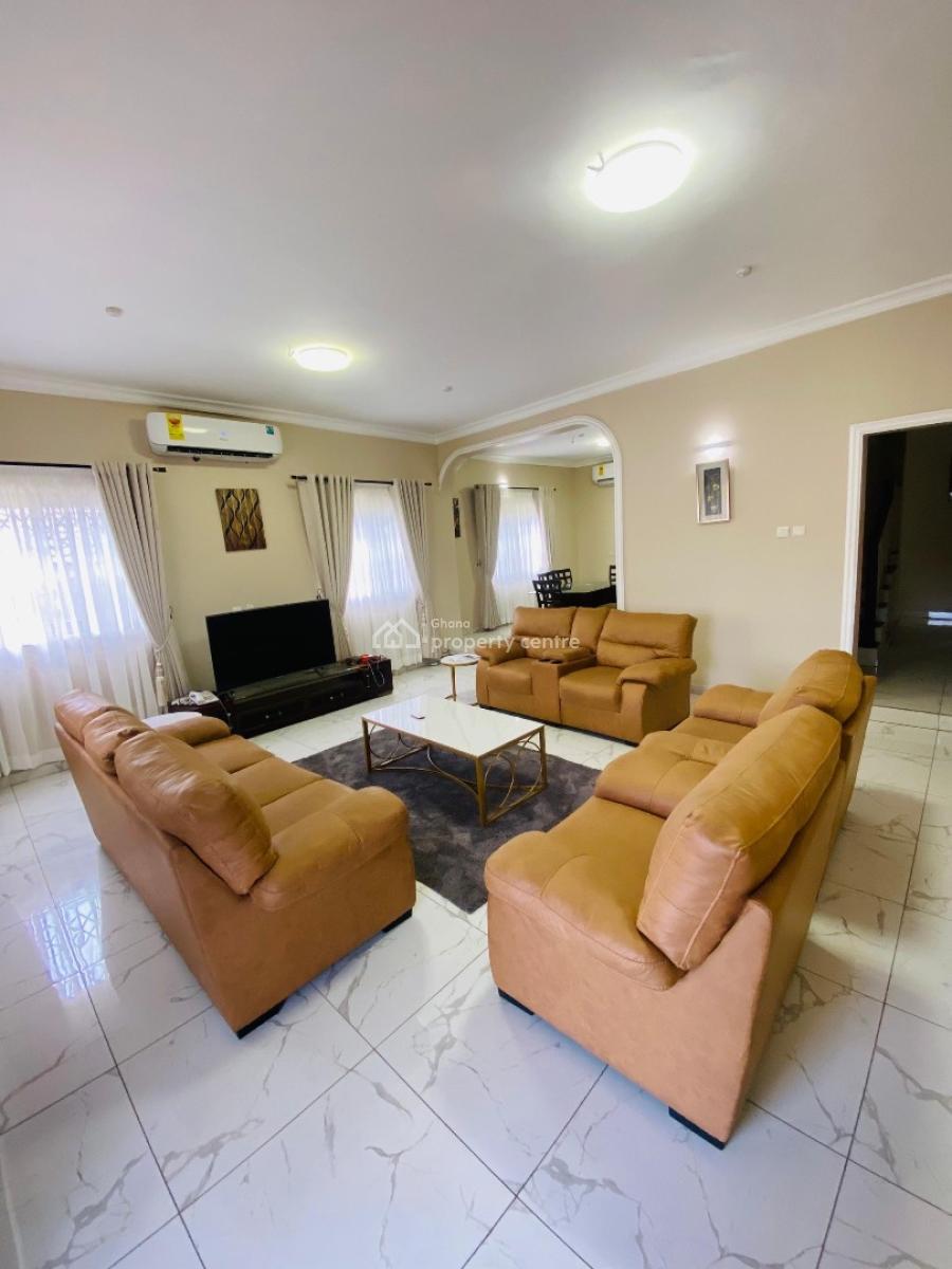 4 Furnished at Airport Residential Area, Around Dstv, Airport Residential Area, Accra, Detached Duplex for Rent