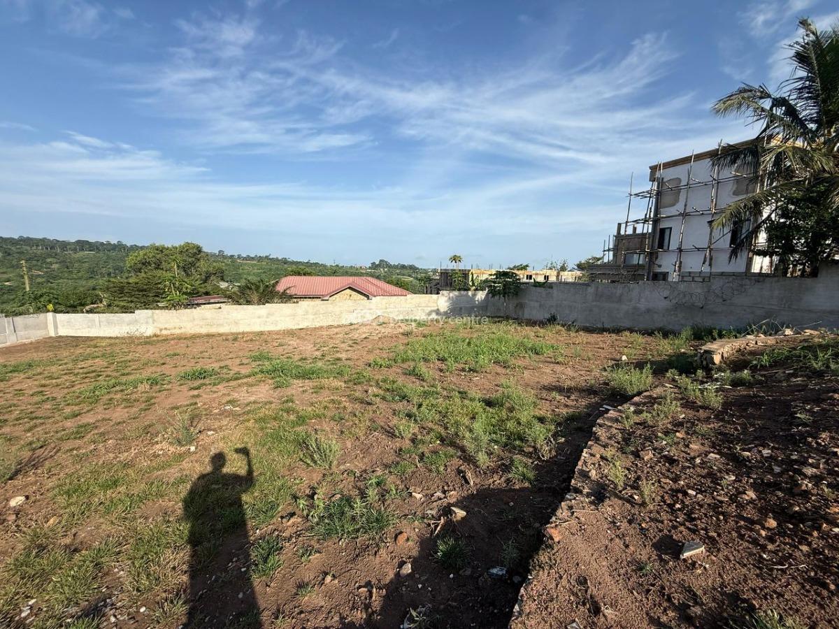 Land Measuring 125 By 100 Feet, Walled and Gated, Peduase Kitase, Near The Police Station, Aburi, Akuapim South Municipal, Eastern Region, Land for Sale