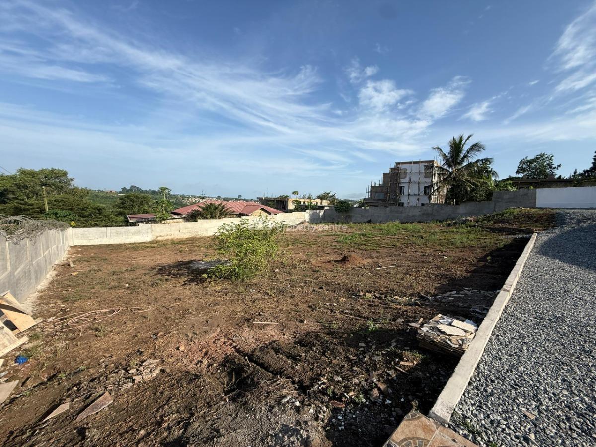 Land Measuring 125 By 100 Feet, Walled and Gated, Peduase Kitase, Near The Police Station, Aburi, Akuapim South Municipal, Eastern Region, Land for Sale