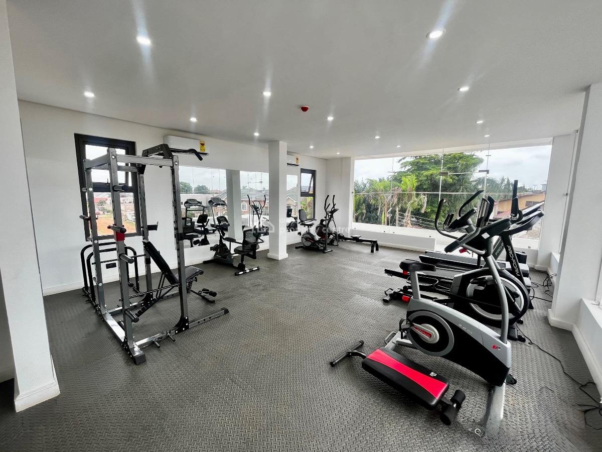 Semi Furnished 2 Bedroom Apartment with Gym and Rooftop Lounge, Adjiringanor, East Legon, Accra, Apartment for Rent