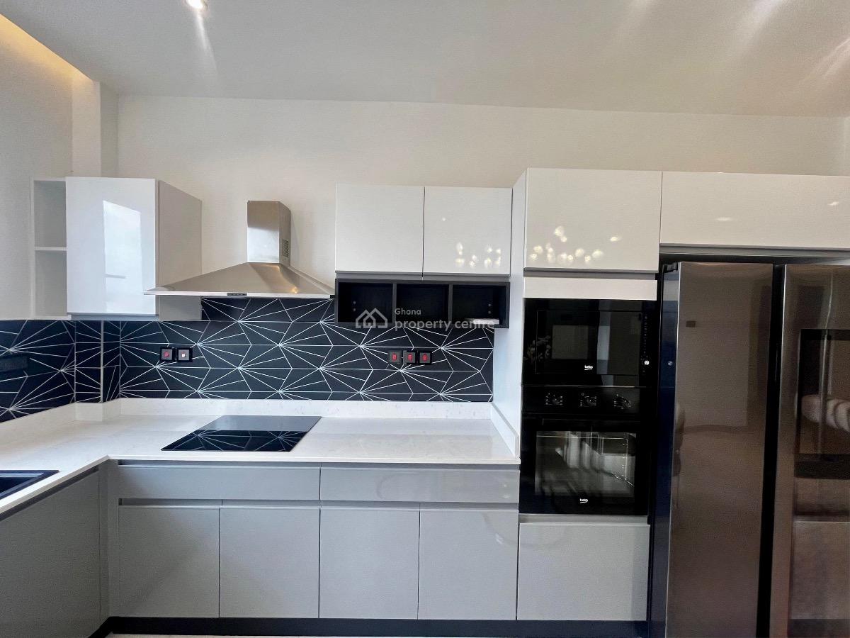 Semi Furnished 3 Bedroom Apartment with Gym and Rooftop Lounge, Adjiringanor, East Legon, Accra, Apartment for Rent