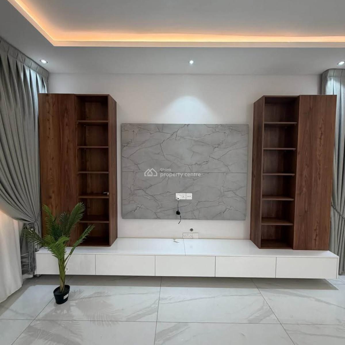 Modern Newly Built 3 Bedroom Smart Home, East Airport, Airport Residential Area, Accra, Townhouse for Sale